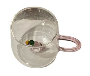 แก้วน้ำแก้วรูปสัตว์ 3 มิติ ดีไซน์สร้างสรรค์ พร้อมหูจับทรงกลม เหมาะสำหรับเครื่องดื่มและกาแฟ - Product Image 1