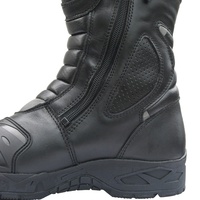 Chaussures d'équitation en cuir pour hommes de qualité supérieure bottes de moto en cuir Pro Biker Moto chaussures de course de moto Motocross bottes de moto