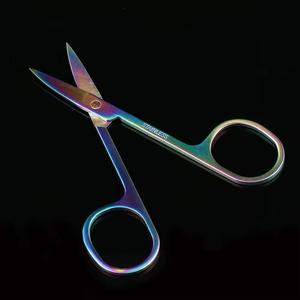 Ciseaux chirurgicaux Morje en acier inoxydable arc-en-ciel, 9 cm, pointe incurvée, instrument de coupe manuel de précision - Product Image 6