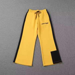 Pantalones Deportivos Anchos de Algodón 100% para Hombre, Personalizados con Serigrafía, Estilo Urbano, Holgados, con Tipografía Impresa, Casuales - Product Image 4