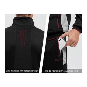 Mens Tracksuits Sweatsuits for Men Sweat Track Suits 2 Piece Casual Athletic Jogging Warm Up Full Zip Sets Hoodies and <b>Pants</b> - Product Image 5