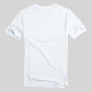 T-shirt en coton à manches courtes, col rond, personnalisable avec logo brodé ou imprimé, design DIY, peint à la main, transfert thermique. - Product Image 3