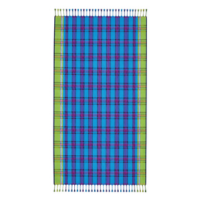 Serviettes Kikoy à séchage rapide avec motif à carreaux, serviette de plage Kikoy 100% coton à prix abordable, vente en gros en Inde. - Product Image 2