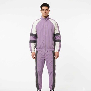 Windbreaker Tracksuit Pants and <b>Jacket</b> 100% Nylon Men Zip up Two Piece Wind Break Sweat Suit for Men's - Product Image 5