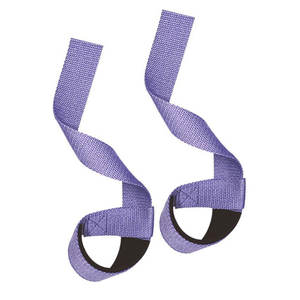 Correas de levantamiento de pesas para entrenamiento físico, correas de algodón con soporte acolchado de neopreno, correas de muñeca para levantamiento de pesas. - Product Image 6