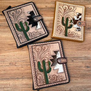 Carpeta de cuero de vaca personalizada, 3 anillos con cremallera para hombres y mujeres, funda de cuaderno recargable, carpetas de soporte para documentos - Product Image 5