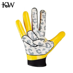 Gants de football américain personnalisables, qualité supérieure, unisexe, grandes tailles, paume antidérapante, doigts entiers, poignet réglable, imperméables, anti-UV - Product Image 3