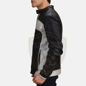 เสื้อแจ็คเก็ตหนังผู้ชายลายพรางน้ำหนักเบา ขายดีที่สุด แฟชั่นเสื้อแจ็คเก็ตหนังผู้ชายสำหรับฤดูหนาว - Product Image 2