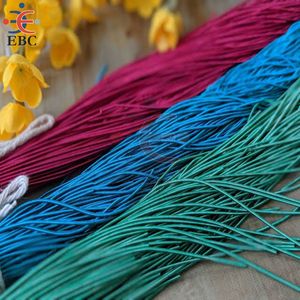 Hilo de alambre francés liso en tonos rojo y rosa para bordados de alta costura, hilo de alambre en espiral francés. - Product Image 1