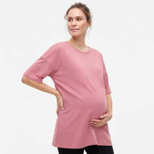 Camiseta de lactancia extragrande para mujer, camisetas de embarazo y lactancia, top extragrande de embarazo y lactancia para mujer - Product Image 1