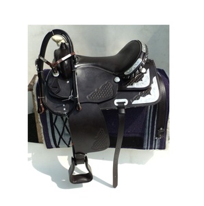 Selle intelligente Western Leather sans arbre Selle de style anglais la plus vendue avec siège souple et conception d'outillage manuel - Product Image 1