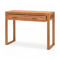 Bureau en bois de style moderne avec 2 tiroirs pour la décoration de la maison et le mobilier de bureau à prix abordables