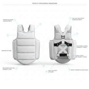 Chaleco Protector de Cuerpo Completo para Artes Marciales y Deportes, Diseño Ergonómico y Ligero, Fabricación OEM - Product Image 2