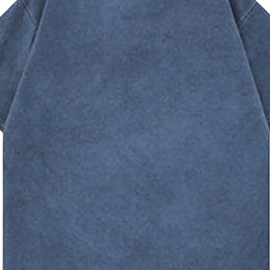 T-shirt Homme Oversize en Coton 100% Lavé à l'Acide, Col Rond, Manches Courtes, Logo Personnalisé sur le Devant, Style Streetwear Vintage, 220g - Product Image 6