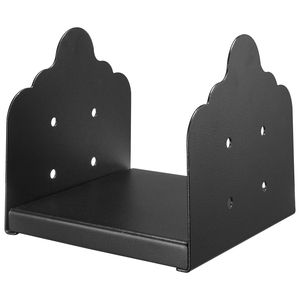Pali per Pavimentazione in Acciaio al Carbonio 8x8 Resistenti con Dimensione Interna 200x190mm, 2 Staffe per Pali in Legno, Struttura in Acciaio al Carbonio - Product Image 4