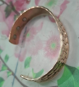 Solid 99.9% Pure <b>Copper</b> Biomagnetic Jewelry Women’s Fashion Magnetic Bracelet <b>Bangle</b> Charm - Product Image 1