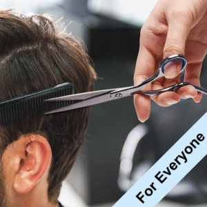 Tijeras de Peluquería Profesionales de Acero Inoxidable, con Mango Largo para Diestros, para Salón de Belleza, OEM - Product Image 6