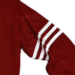 Fraternity Alpha Red Acrylic Knitted <b>Cardigan</b> V-Neck Greek Embroidery KAP Letters <b>Long</b> Sleeve Men's Sweater University Wear - Product Image 3