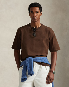 T-shirt marron uni pour hommes – T-shirt basique décontracté à manches courtes et col rond en coton doux pour l'été et le quotidien - Product Image 2