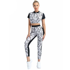 Leggings de yoga sexy de haute qualité fabriqués sur mesure avec impression de logo personnalisé, taille haute, grandes tailles - Product Image 5