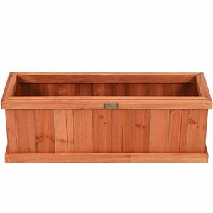 Grande Fioriera Quadrata in Legno per Giardino Esterno, Cortile e Vetrina - Product Image 4