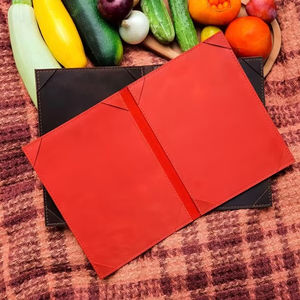 Porta Menús de Cuero Genuino de Lujo Clásico, Resistente al Agua, Hecho a Mano, LMC-0220, Venta al Por Mayor - Product Image 1