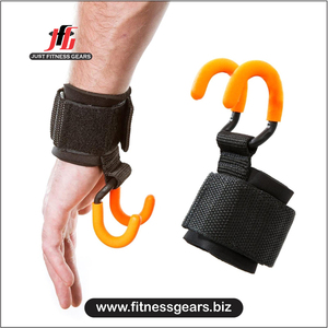 ตะขอเกี่ยวยกน้ำหนัก JUST FITNESS คุณภาพสูง ทนทาน กันลื่น ระบายอากาศได้ดี ปิดด้วยซิป (วัสดุสแปนเด็กซ์/โพลีเอสเตอร์) - Product Image 1