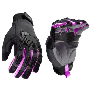 High Quality Custom Logo Synthetic Leather Impact Mechanic Gloves Cut Resistant Heavy Duty Industrial Safety Hand Safety Gloves - Product Image 5