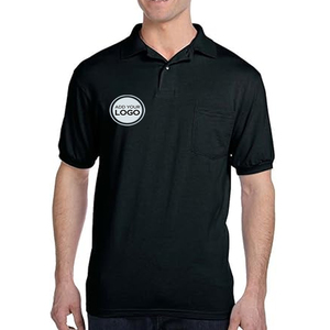 Camisas Polo de Lujo Johnny Collar sin Botones para Oficina, Bordado Personalizado, Envío Incluido DDP Canadá - Product Image 1