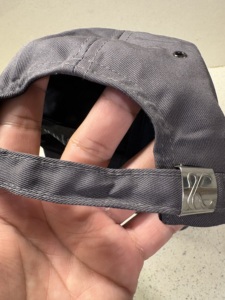 Casquette de camionneur unisexe décontractée VECCI KLARUS en coton 100% avec boucle métallique et œillet en tissu standard - Product Image 3