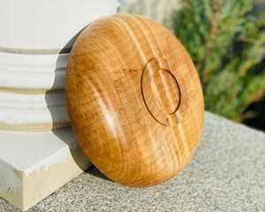 Bol en résine artisanal de haute qualité, plateau à riz fait main, vaisselle de cuisine en bois poli pour soupes et nouilles - Product Image 2
