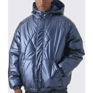 Chaqueta acolchada ligera de poliéster con relleno alternativo de plumón, estilo urbano, venta al por mayor, envío inmediato - Product Image 4