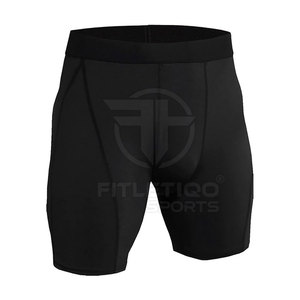 Wholesale Best Selling Premium Quality Waterproof Hip Hop Canvas <b>Compression</b> <b>Shorts</b> <b>Men</b> Elastic Waist Mid Solid Custom Made - Product Image 2