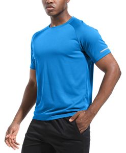 mens quick dry compression <b>tshirt</b> gym fitness athletic workout stretch training tee supplier - Product Image 1