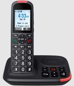โทรศัพท์ไร้สายดิจิตอล DECT รุ่น M1015C-TAM ขายส่ง หน้าจอ LCD สี 2.4 นิ้ว โทรศัพท์บ้านไร้สายพร้อมระบบตอบรับอัตโนมัติ ภาษาอังกฤษ สเปน ฝรั่งเศส - Product Image 3