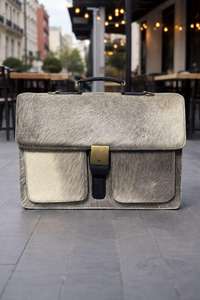 Bolso de Mano de Cuero Vacuno de Primera Calidad, Maletín para Portátil, Maletín de Negocios Vintage Genuino, Bolso de Mensajero para el Trabajo, Ligero y Ecológico - Product Image 4