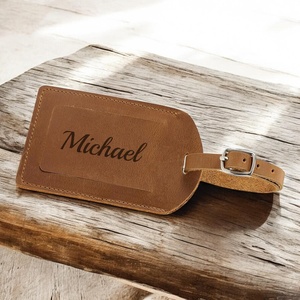 ป้ายติดกระเป๋าเดินทางหนังแท้สุดหรู ป้องกันข้อมูลส่วนตัว ป้ายกระเป๋าเดินทางพร้อมโลโก้สั่งทำ ป้ายติดกระเป๋าเดินทางราคาส่ง LMP-0160 - Product Image 4