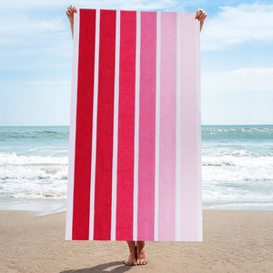 Servicio OEM, Toalla de Playa de Algodón con Logotipo Personalizado, Toalla de Baño Rectangular de Secado Rápido y Absorbente para Piscina y Viajes - Product Image 2