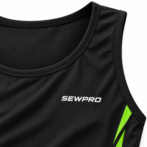 Chaleco Deportivo Personalizado SEWPRO para Hombre, Camiseta sin Mangas de Poliéster y Elastano o 80% Algodón y 20% Poliéster - Product Image 3