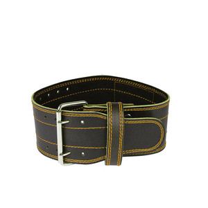 Cheap Priced Cowhide Leather Weight Lifting <b>Belts</b> Unisex Adjustable <b>Elasticity</b> Breathable Non-Slip Custom Logo Printings - Product Image 5