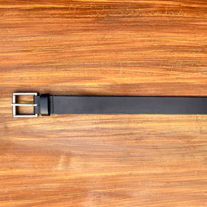 Cinturón de Cuero de Búfalo de Lujo para Hombre, Color Marrón Liso, Formal, con Hebilla de Aleación de Zinc de 35 mm, Duradero para Oficina y Vestir - Product Image 5