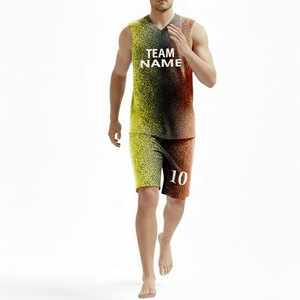 Uniformes de basket-ball personnalisables, design respirant avec option grandes tailles, avec nom et numéros d'équipe personnalisés - Product Image 4