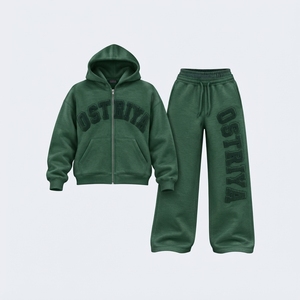 Conjunto Deportivo de Moda Premium a Prueba de Viento para Unisex, Logotipo Personalizado, Alta Calidad, Nueva Llegada, Ropa de Invierno con Estampado de Letras - Product Image 3