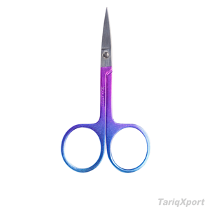 Ciseaux de Précision Portables en Acier Inoxydable pour Sourcils et Poils de Nez – Prix Usine – Lames Affûtées Droites pour une Esthétique Dégradée - Product Image 4