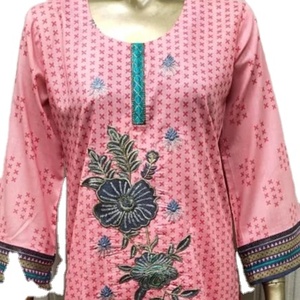 Vestidos listos para usar de verano para mujeres paquistaníes para Swiss Lawn Salwar Kameez Ropa de talla grande - Product Image 1