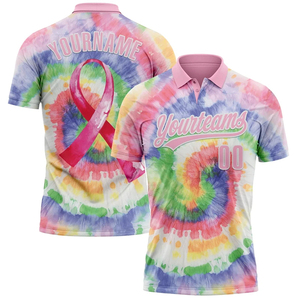 Camiseta de Fútbol Rosa para Hombre, Conciencia sobre el Cáncer de Mama, Nombre y Número Personalizados, Impresión por Transferencia de Calor, 100% Algodón, Absorbe la Humedad - Product Image 4