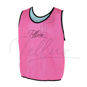 Wholesale Reversible Two-<b>Sided</b> Soccer Training Vest 100% Polyester Breathable Quick Dry Custom Team Name Men's Adult - Product Image 5
