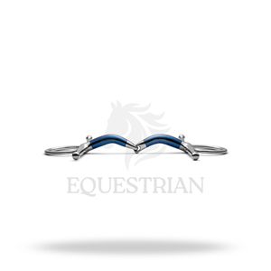 Mors à joue pleine en fer à articulation simple pour l'entraînement et le contrôle équestre - Product Image 3