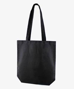 Bolsa de Mano con Base Reforzada de Algodón Reciclado |   Bolsa de Compras Reutilizable Sostenible con Logotipo Personalizado, Bolsa de Compras Promocional al por Mayor - Product Image 2