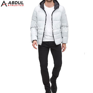 Trendy <b>Men</b> Puffer Winter <b>Jacket</b> <b>Lightweight</b> Durable Material Warm Design Perfect <b>For</b> Winter Daily Wear Street Fashion - Product Image 2